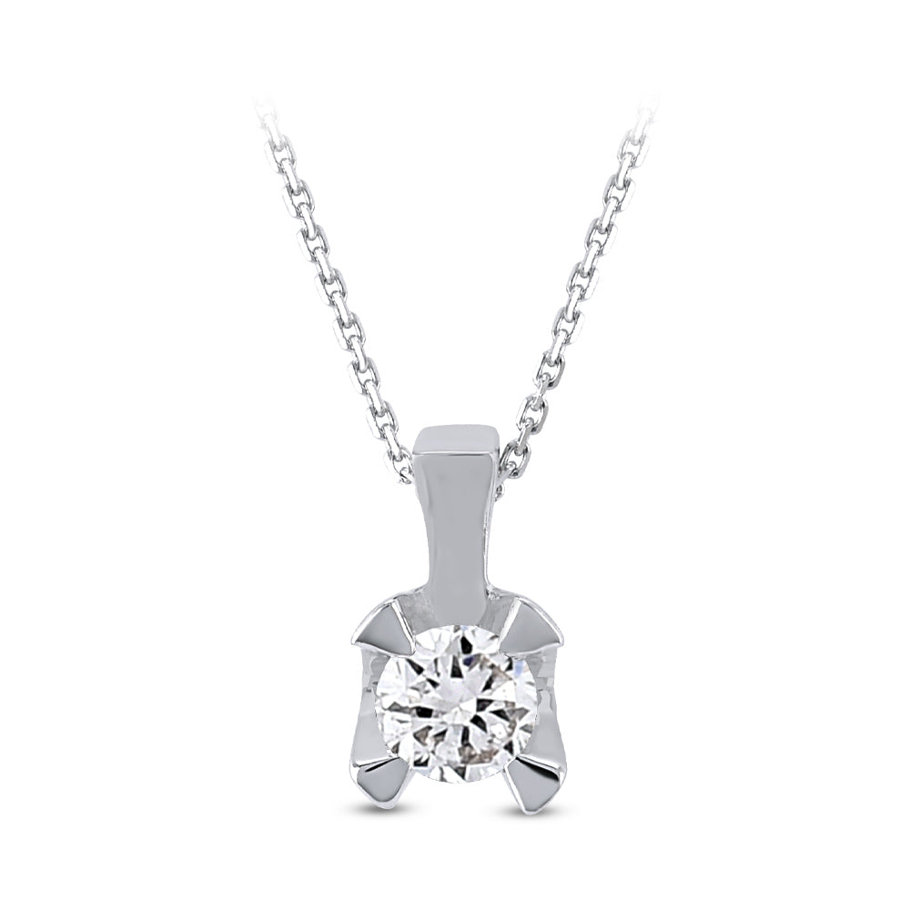Solitaire Diamond Necklace