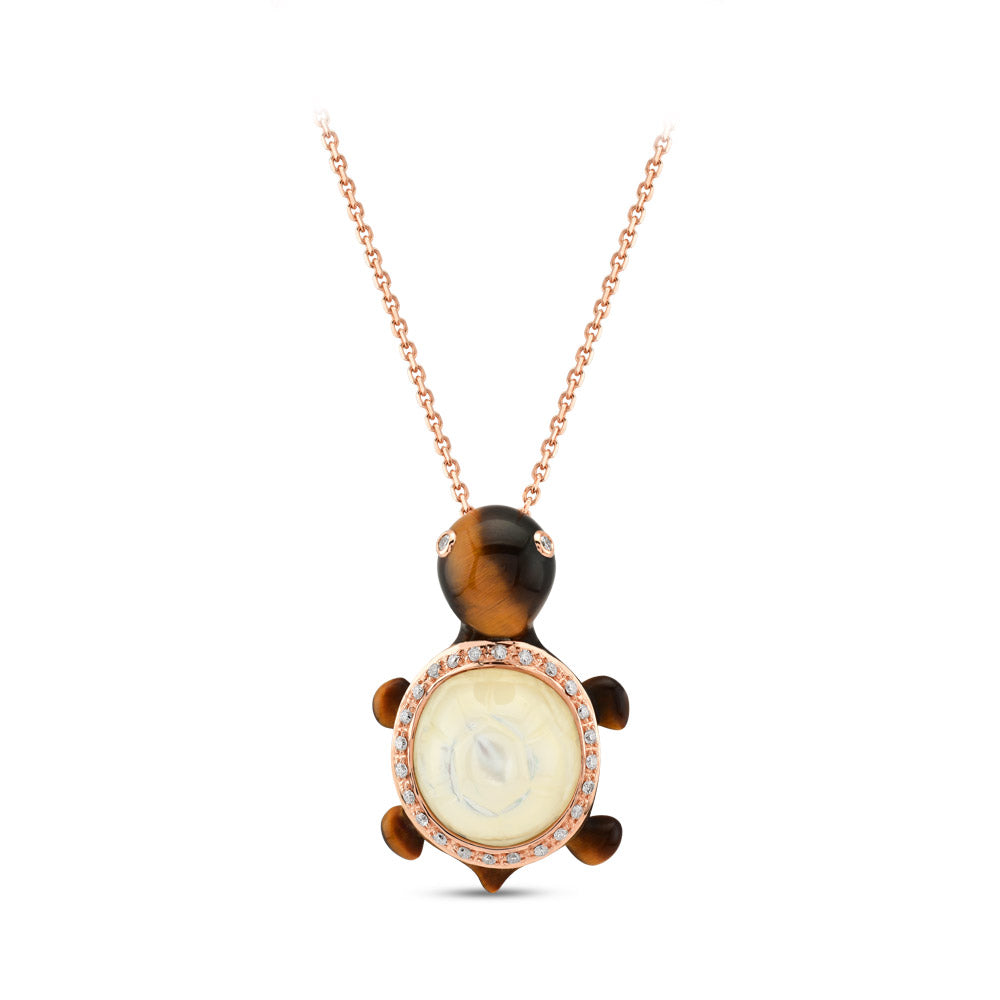 Turtle Diamond Necklace