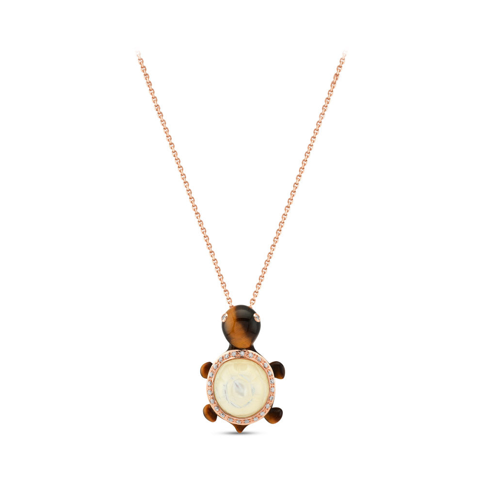 Turtle Diamond Necklace