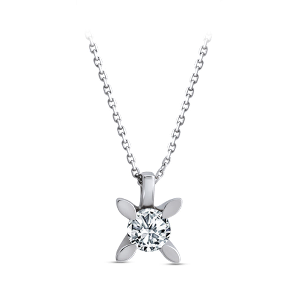 Solitaire Diamond Necklace