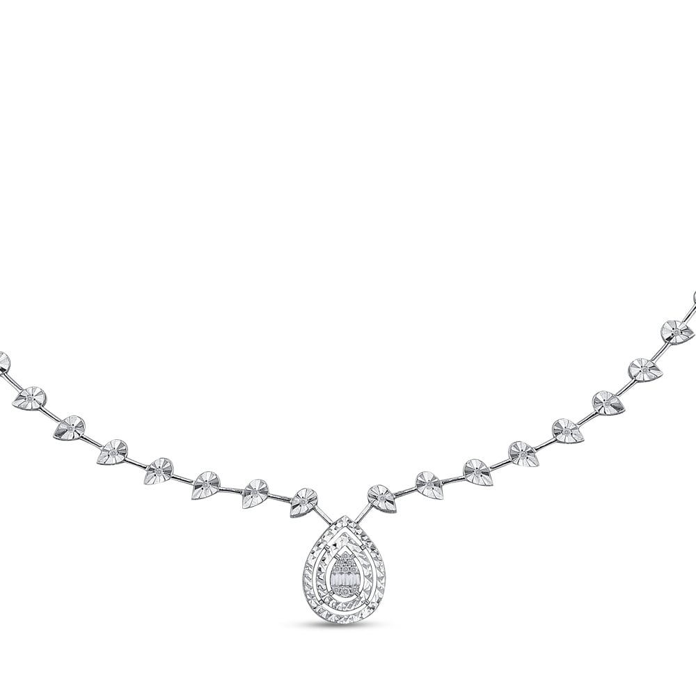 Baguette Diamond Necklace