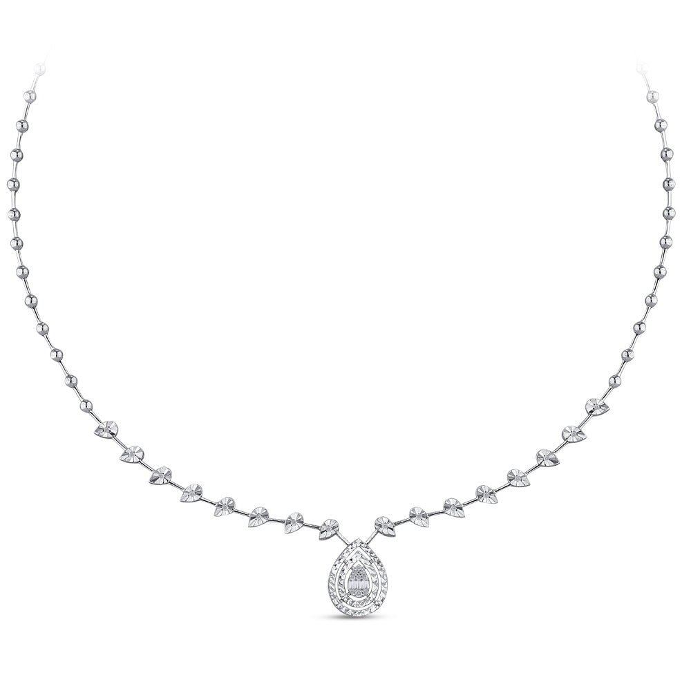Baguette Diamond Necklace