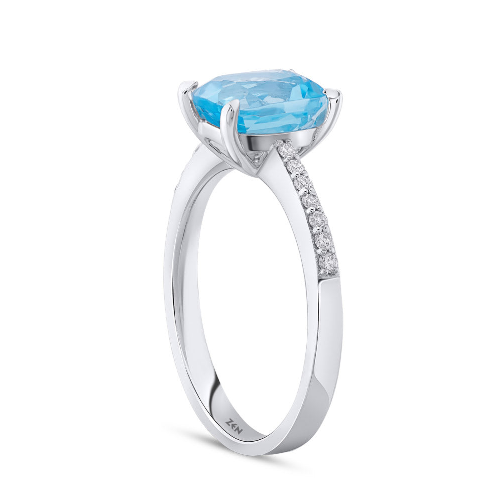 Blue Topaz Ring