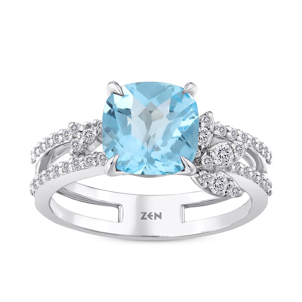 Blue Topaz Ring