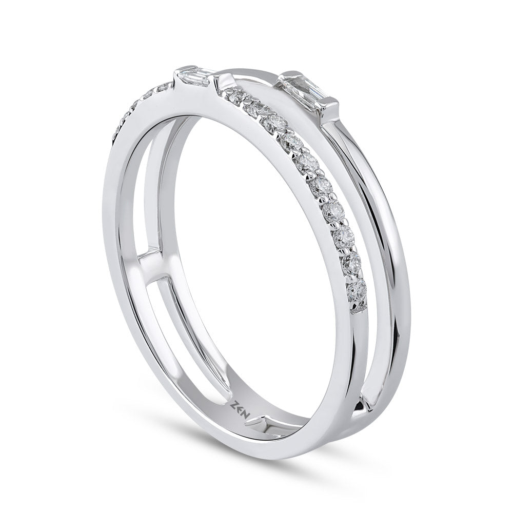 Duet Diamond Ring