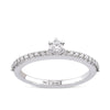 Sidestone Diamond Engagement Ring