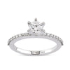 Sidestone Diamond Engagement Ring