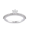Sidestone Diamond Engagement Ring