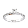 Sidestone Diamond Engagement Ring