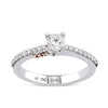 Sidestone Diamond Engagement Ring