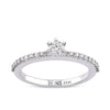 Sidestone Diamond Engagement Ring