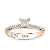 Sidestone Diamond Engagement Ring