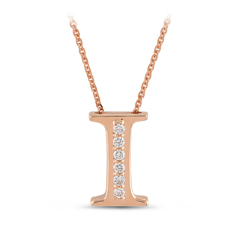 Diamond Initial Necklace I