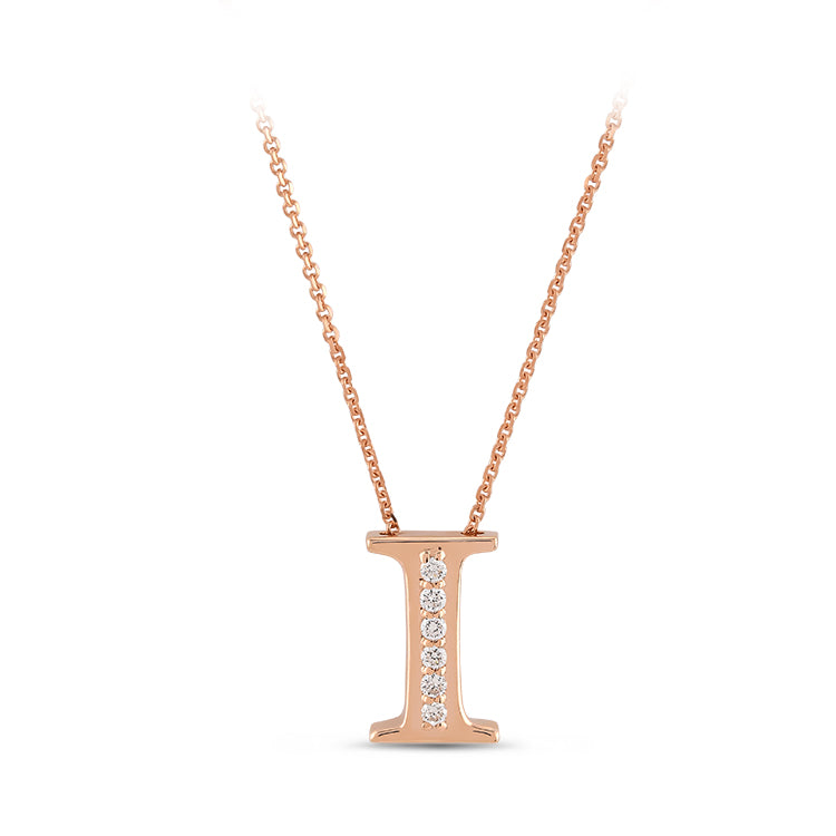 Diamond Initial Necklace I