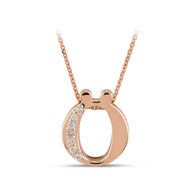 Diamond Initial Necklace Ö
