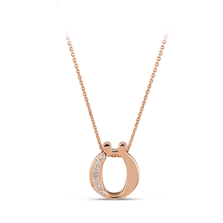 Diamond Initial Necklace Ö