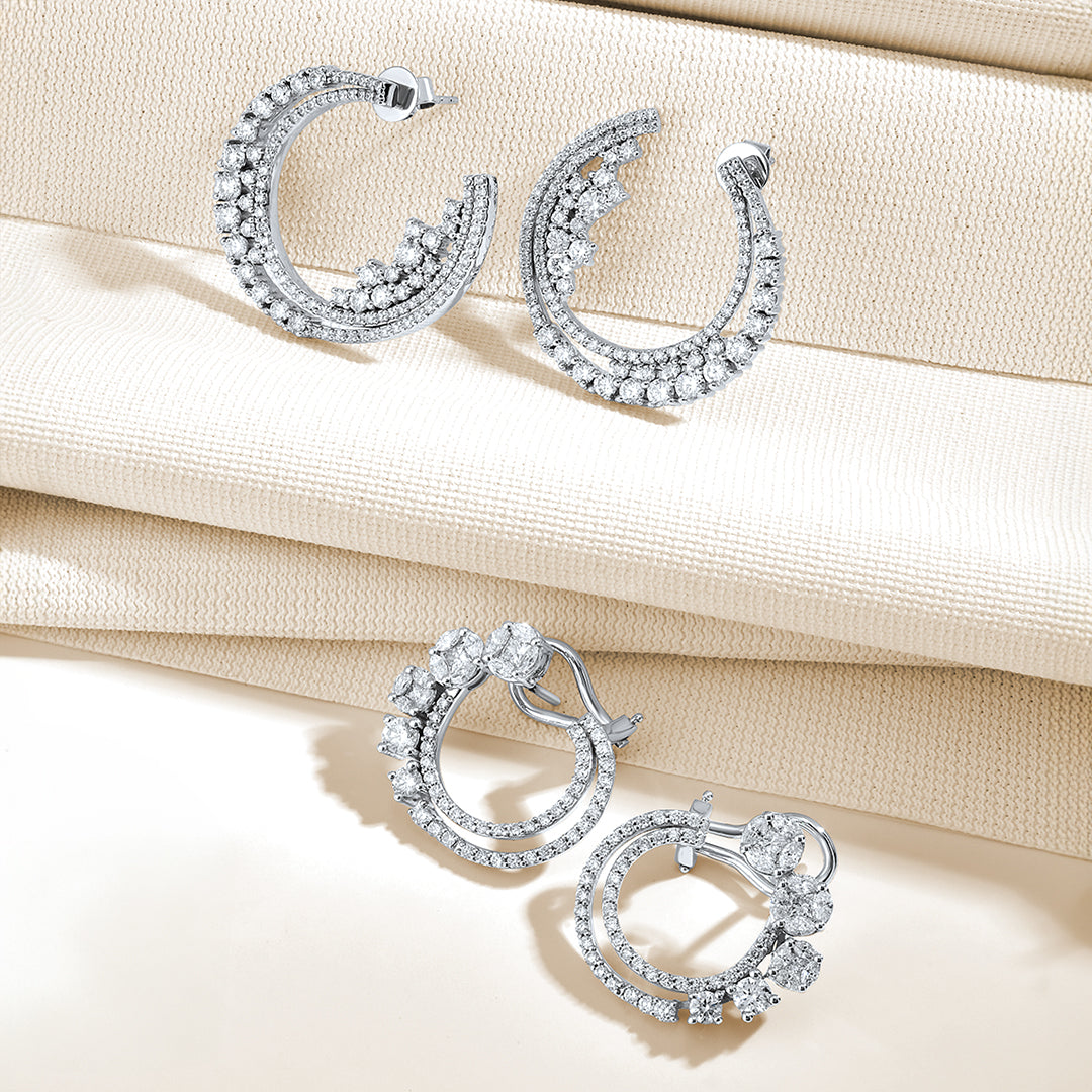 Design Diamond Earrings