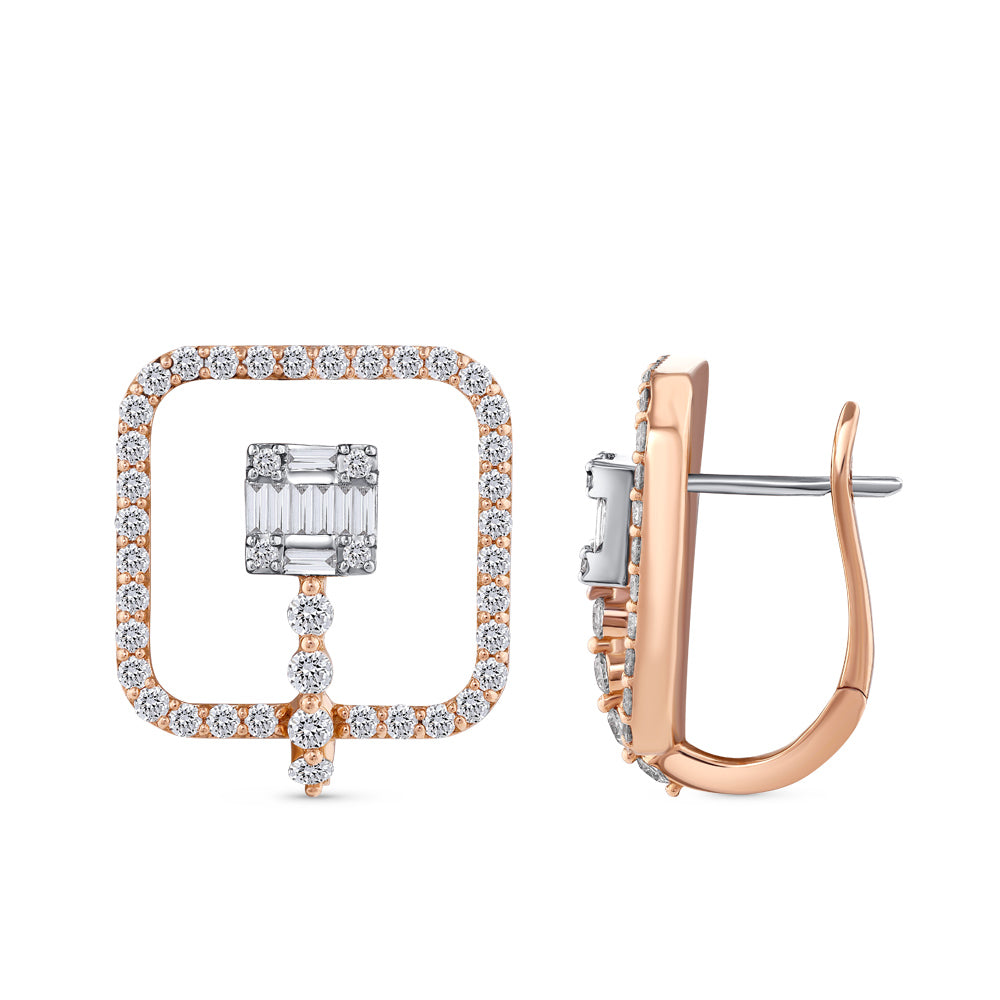 Design Diamond Earrings