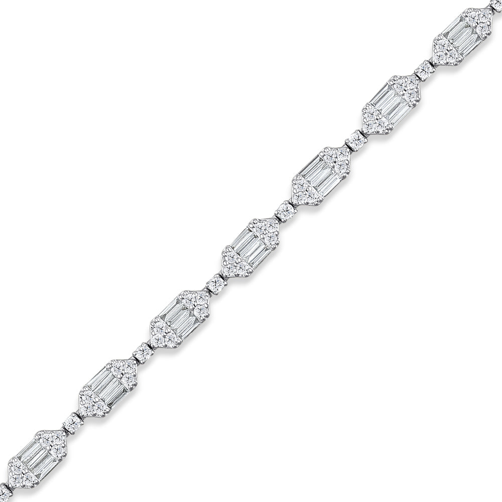 Baguette Diamond Bracelet
