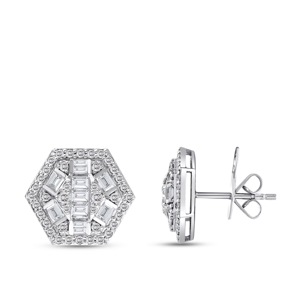 Baguette Diamond Earrings