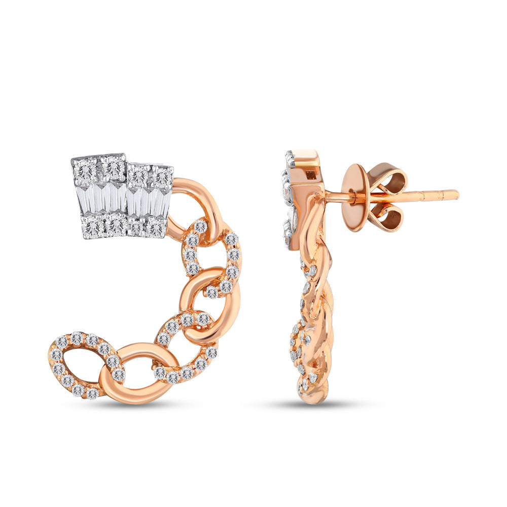 Baguette Diamond Earrings