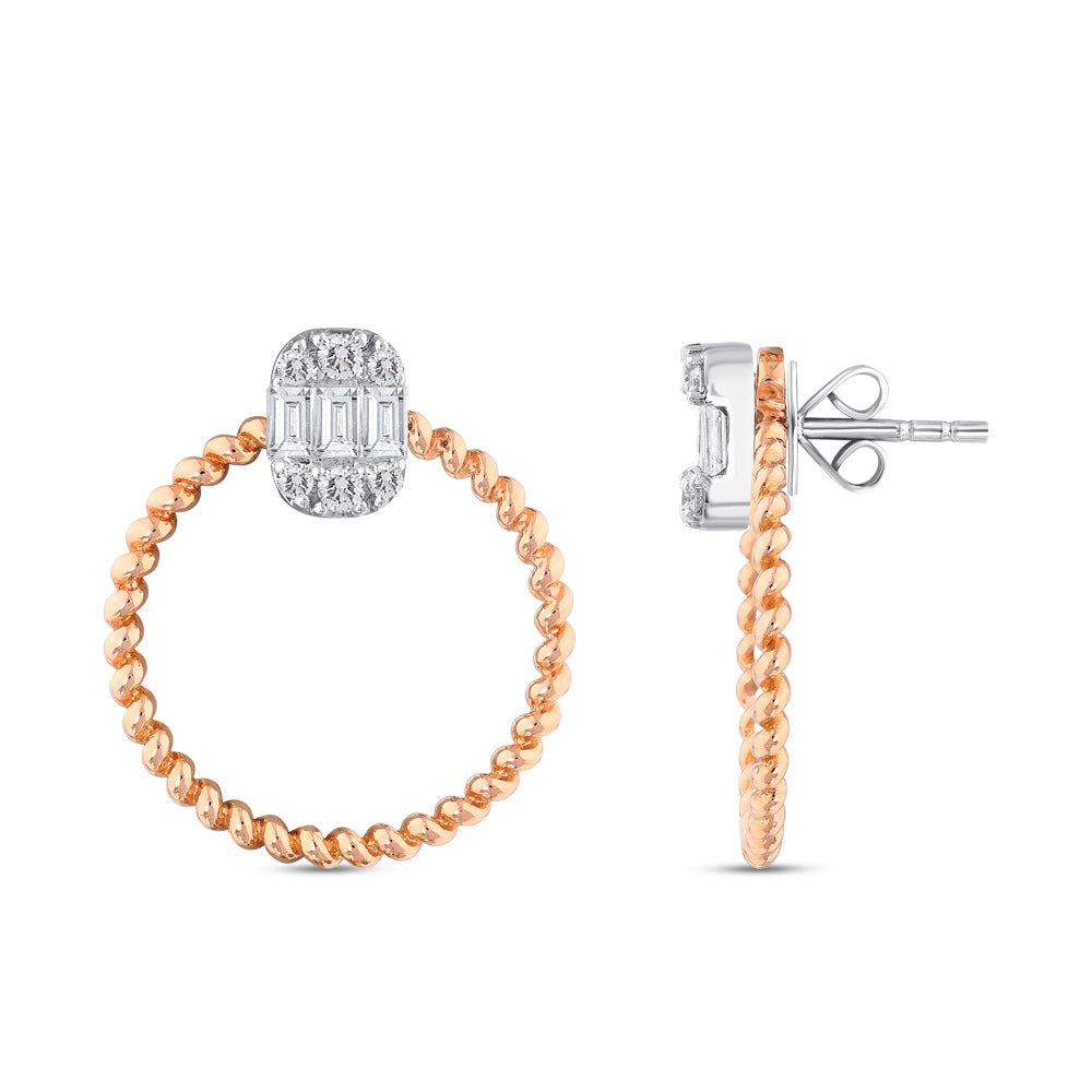 Baguette Diamond Earrings
