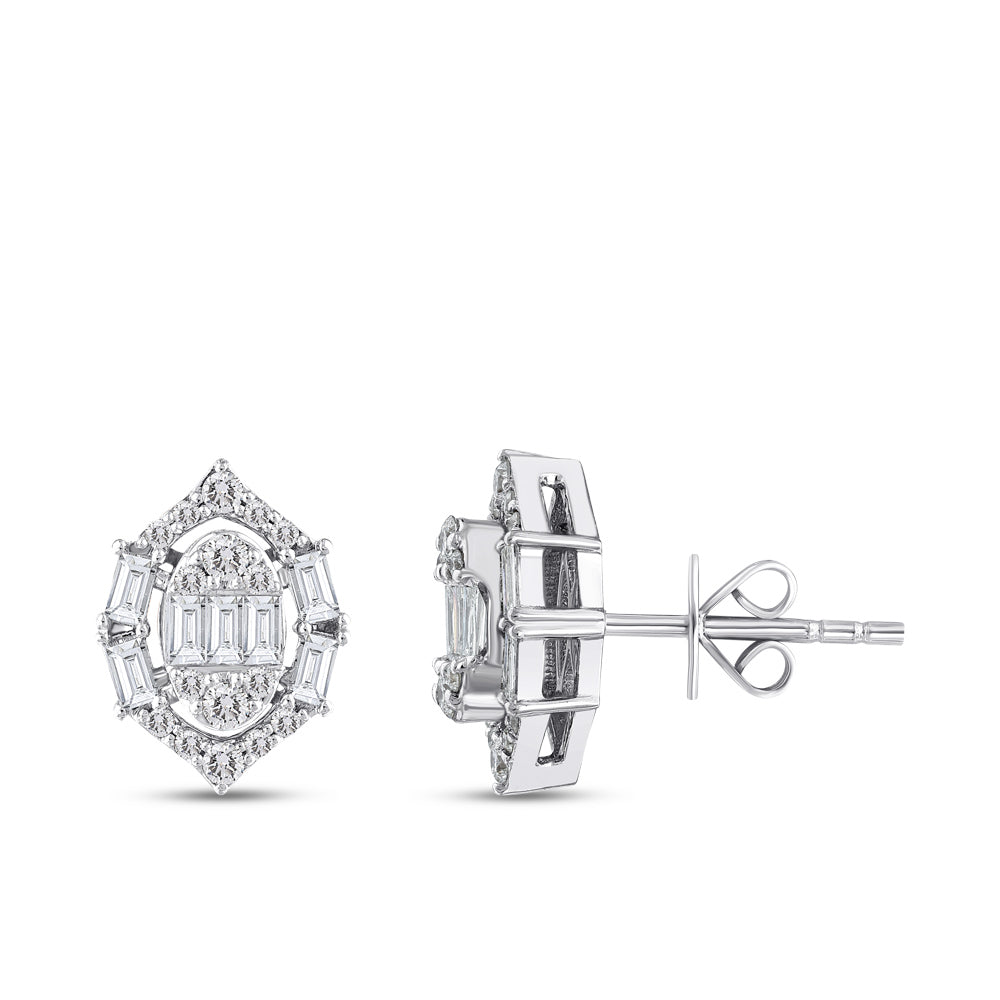 Baguette Diamond Earrings