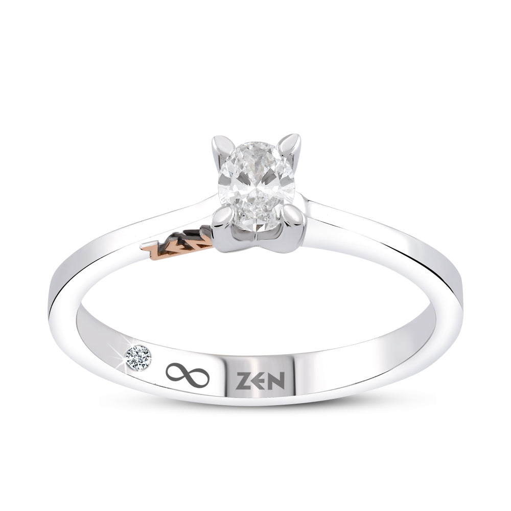Oval Diamond Engagement Ring