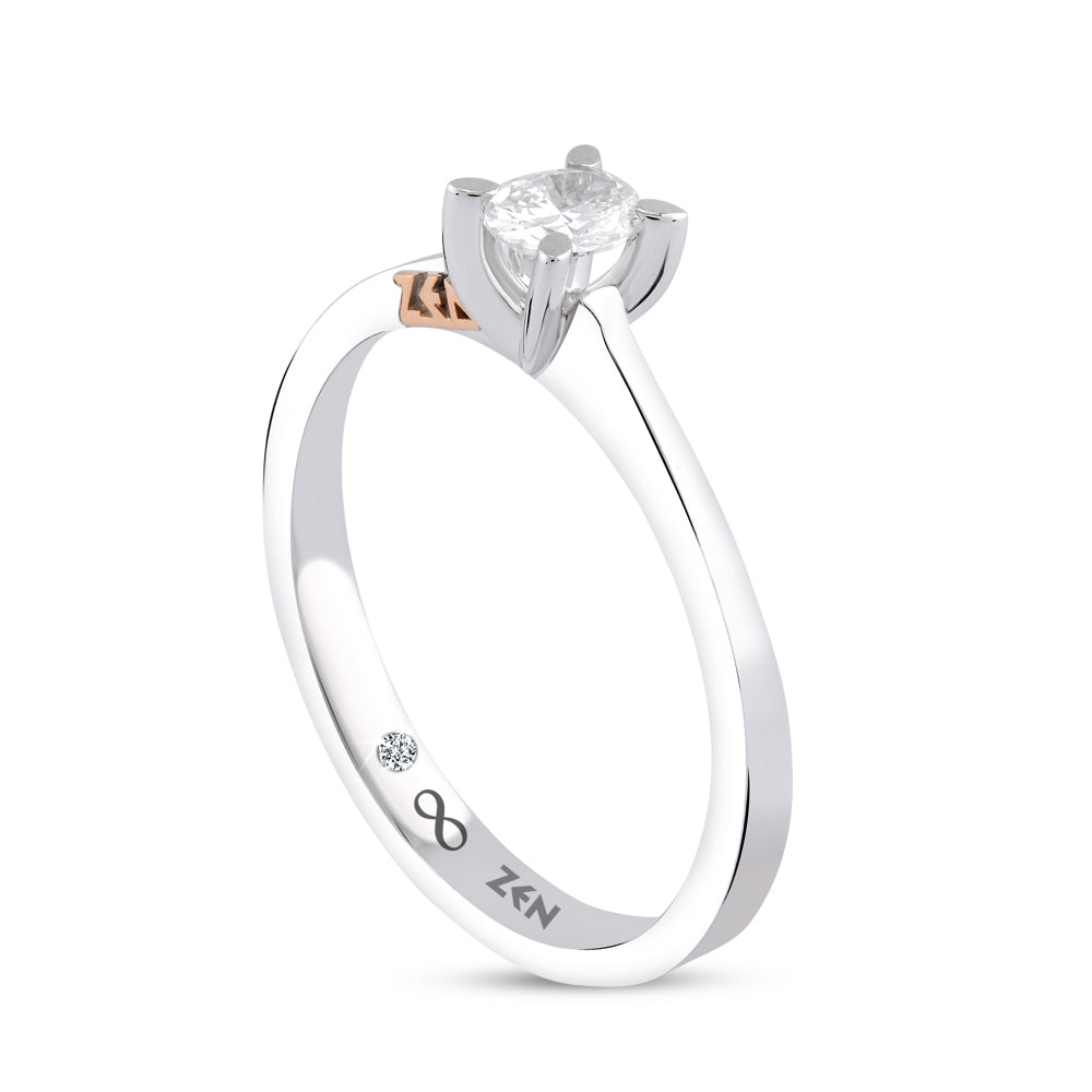 Oval Diamond Engagement Ring