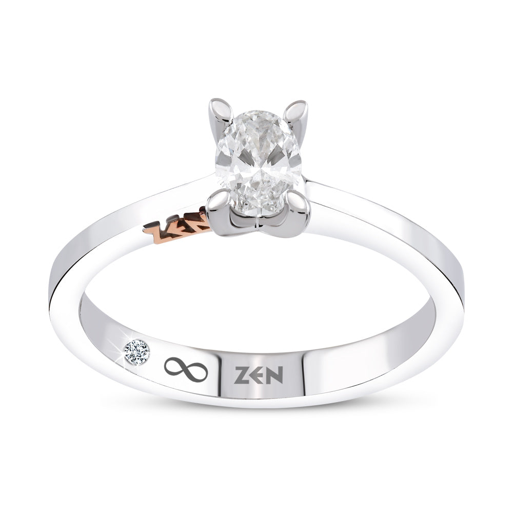 Oval Diamond Engagement Ring