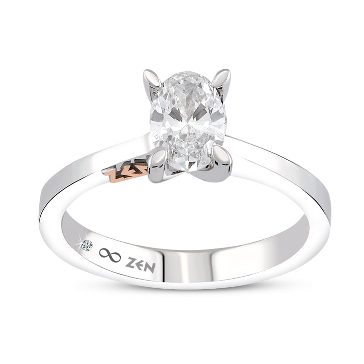 Oval Diamond Engagement Ring