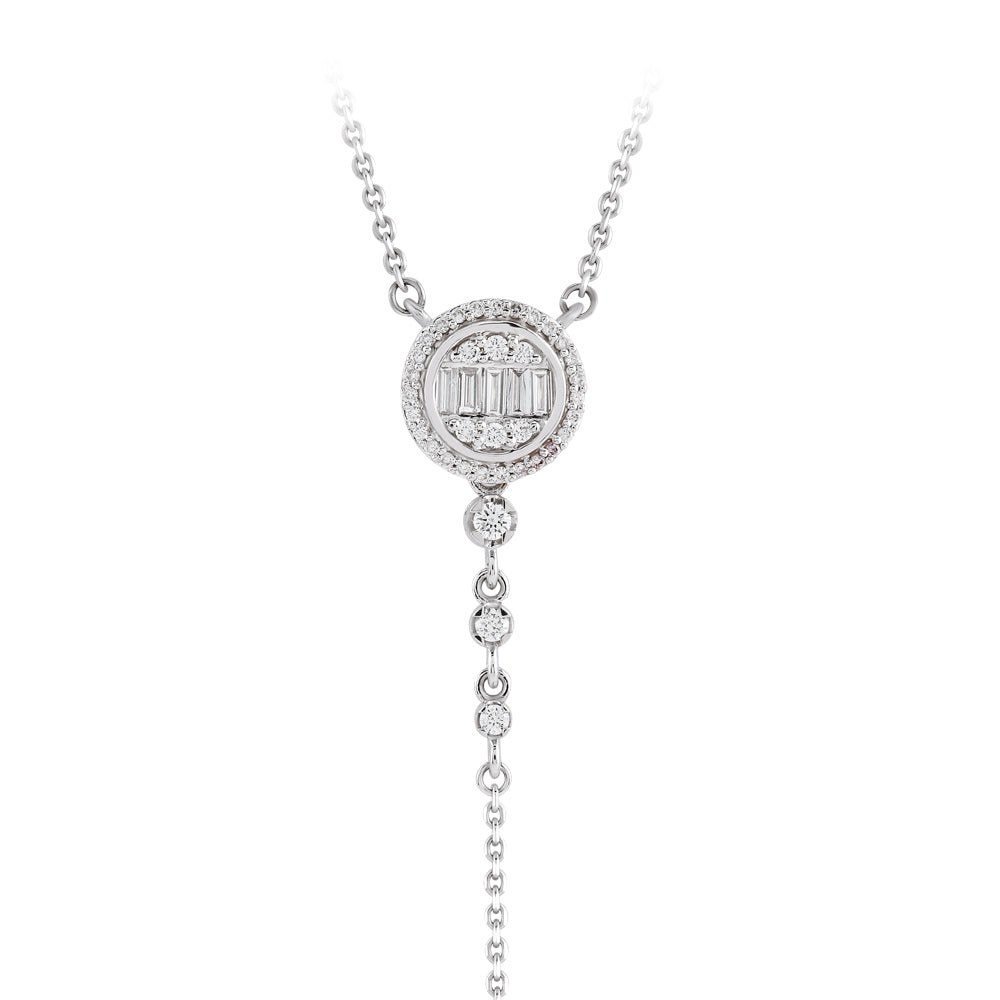 Baguette Diamond Necklace