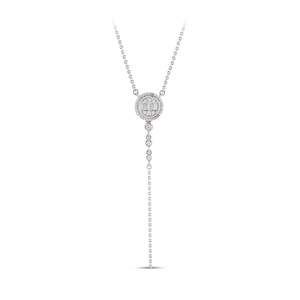 Baguette Diamond Necklace