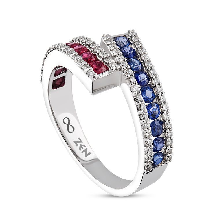 Sapphire Ruby Ring