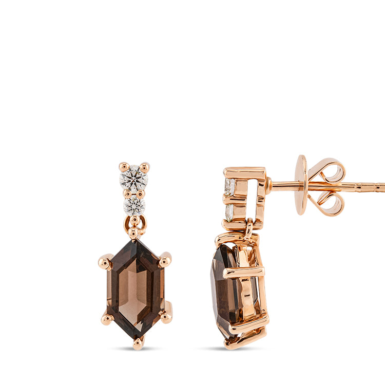 Smoky Quartz Earrings