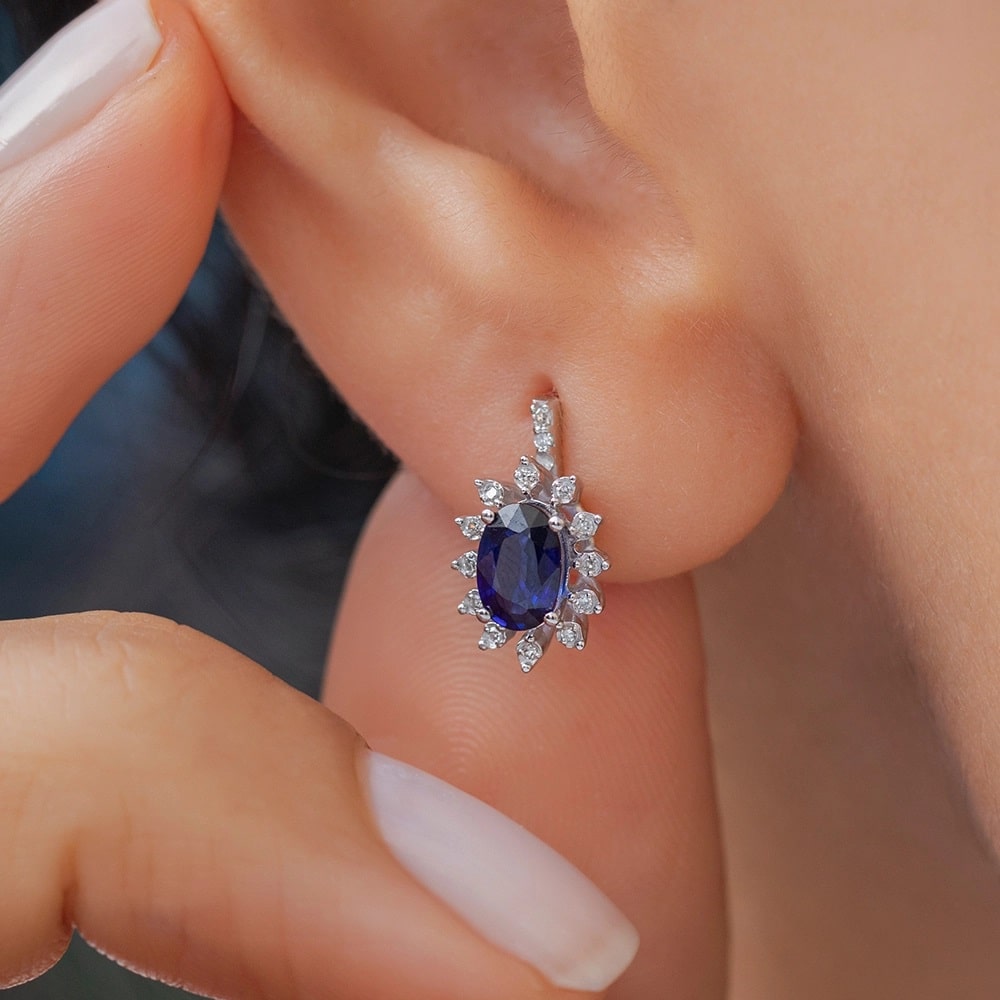 Sapphire Earrings