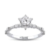 Modern Diamond Engagement Ring