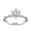 Modern Diamond Engagement Ring
