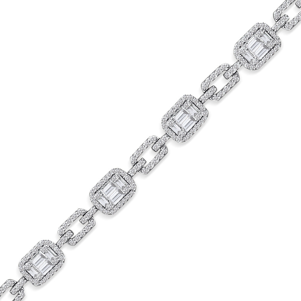 Baguette Diamond Bracelet