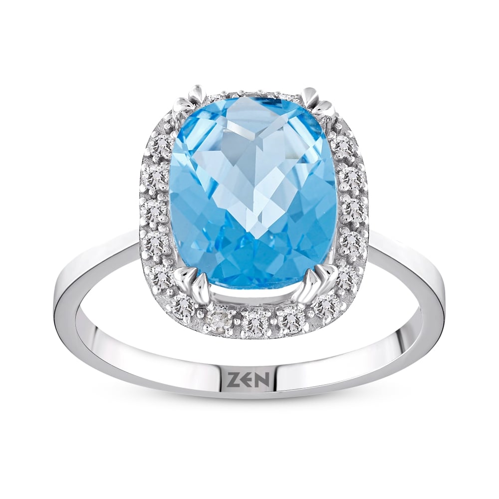 Blue Topaz Ring