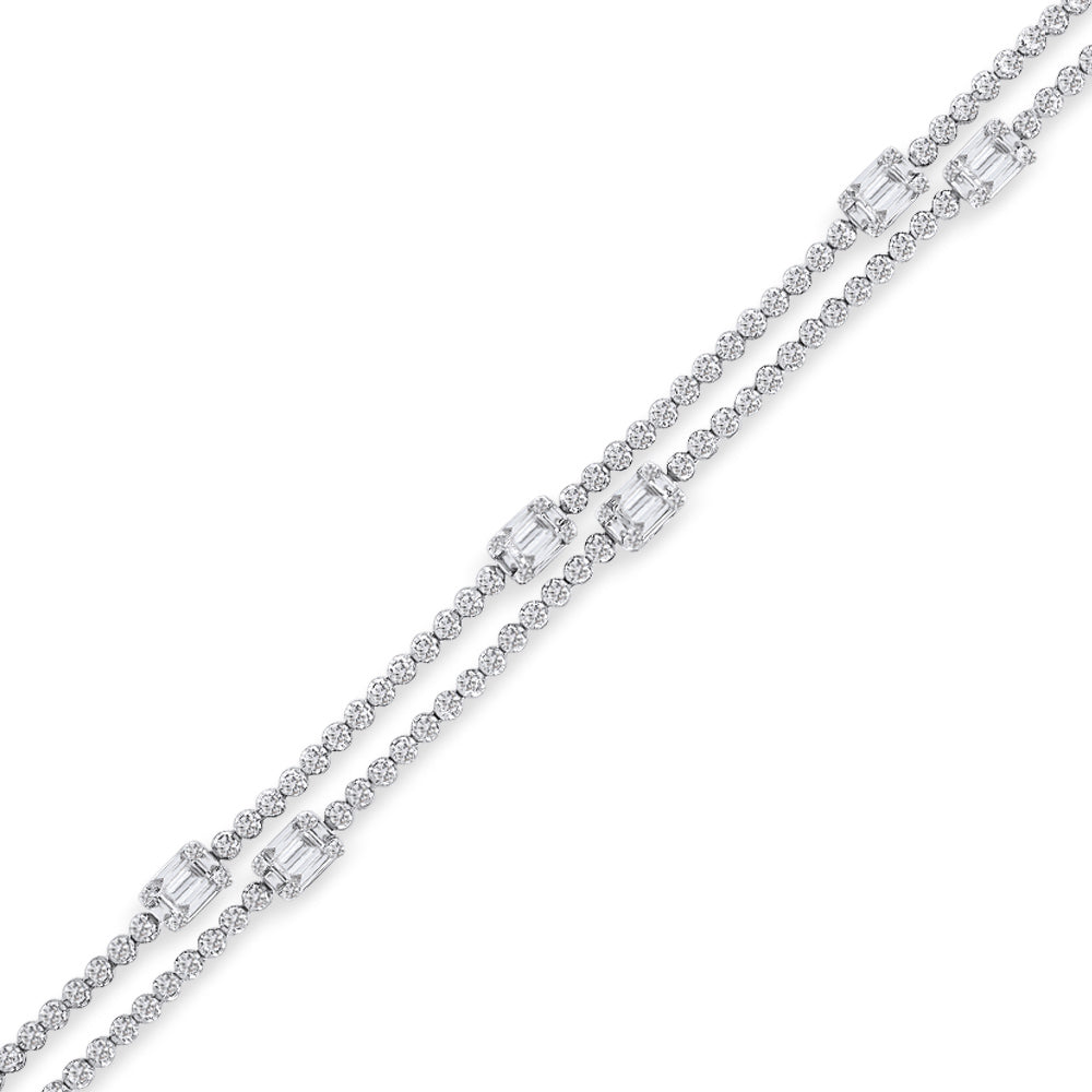 Baguette Diamond Bracelet