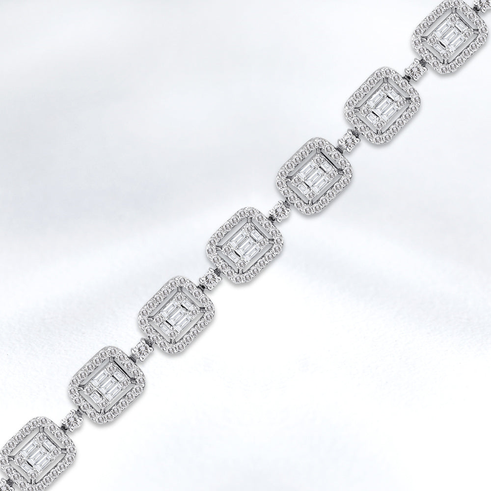 Baguette Diamond Bracelet