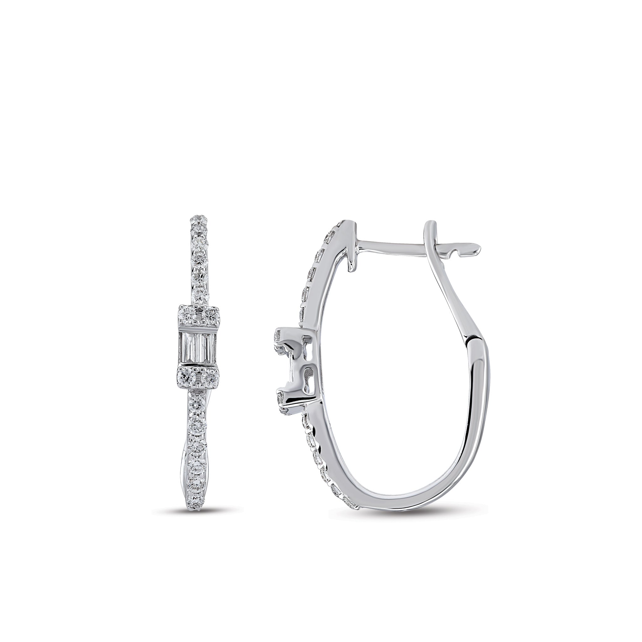 Baguette Diamond Earrings