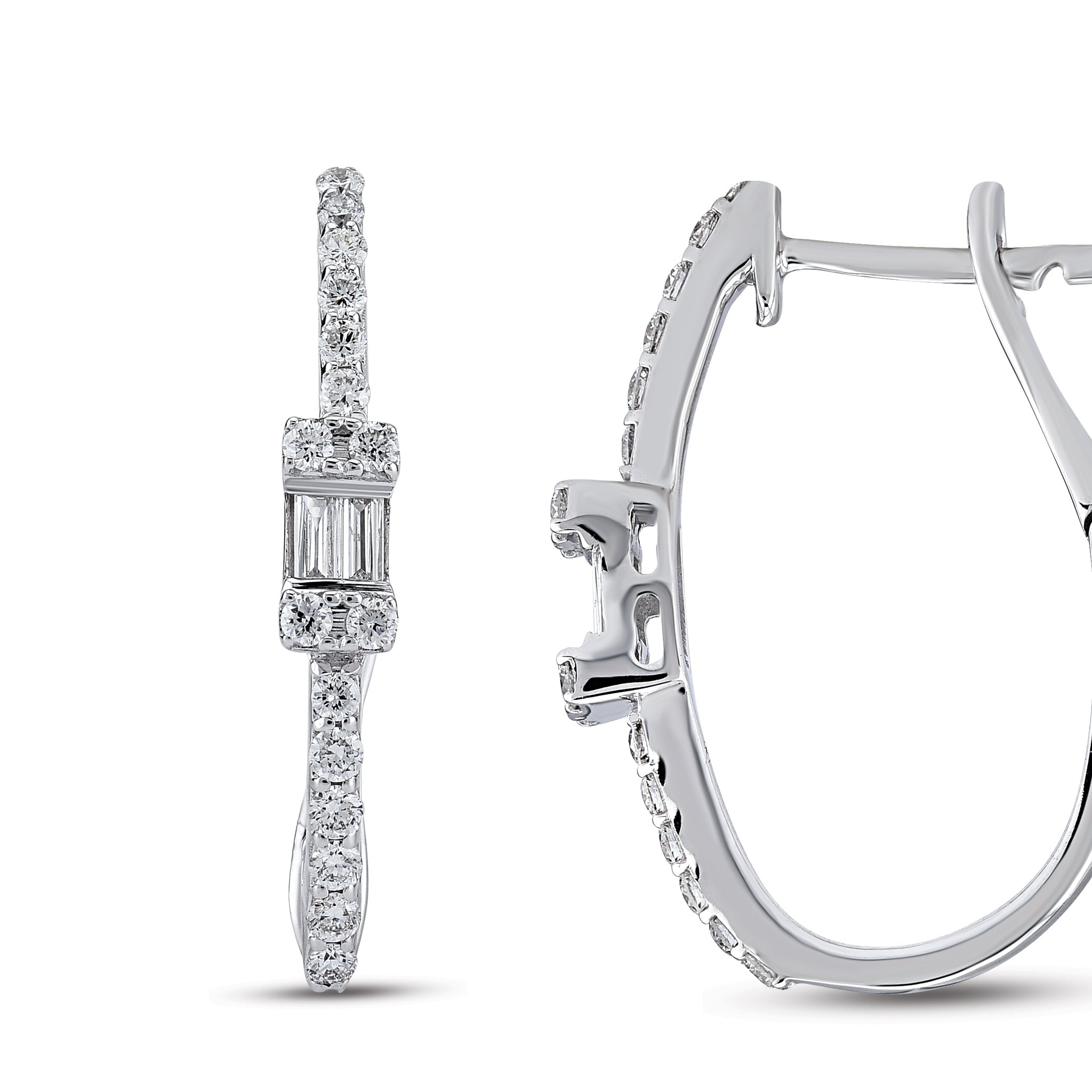 Baguette Diamond Earrings