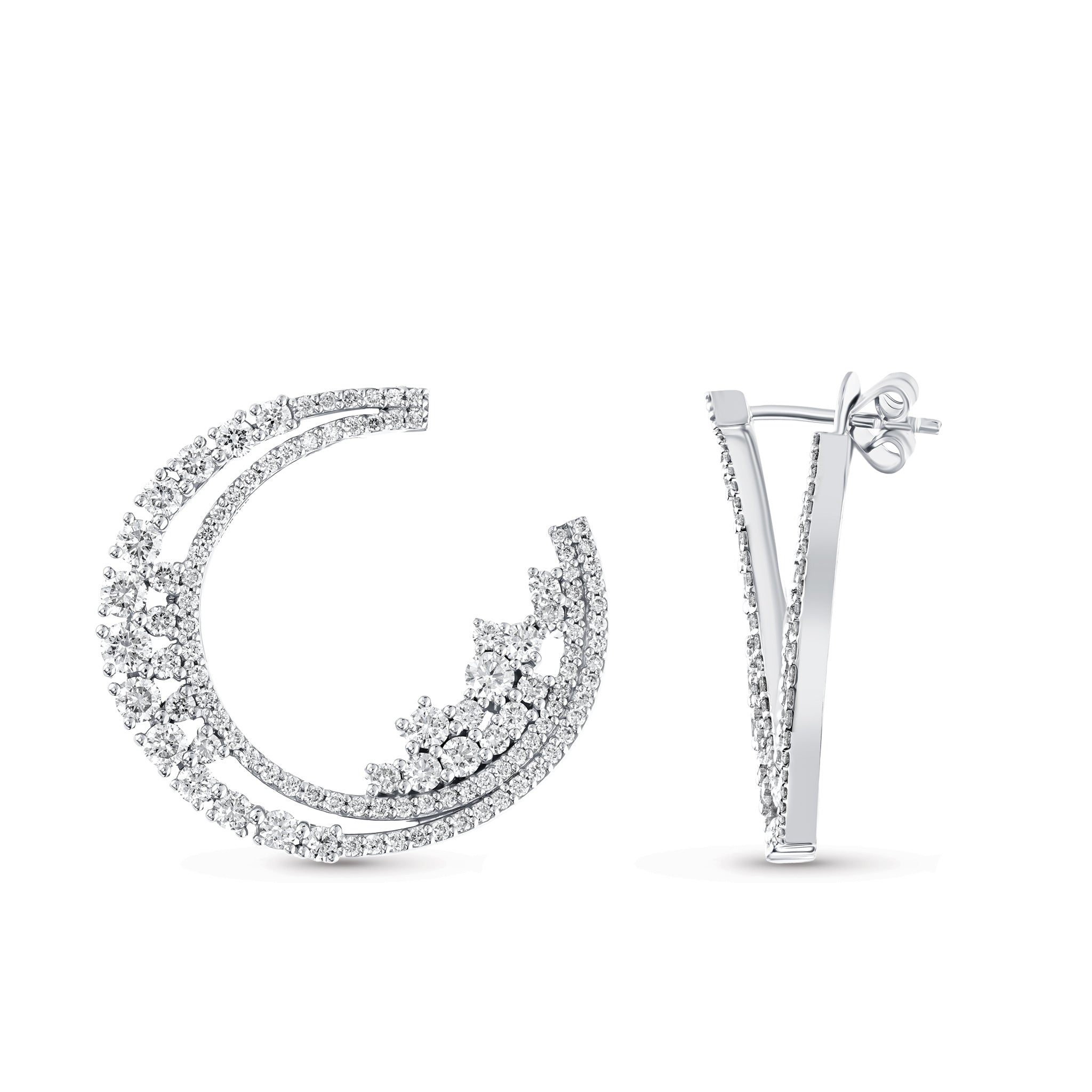 Design Diamond Earrings