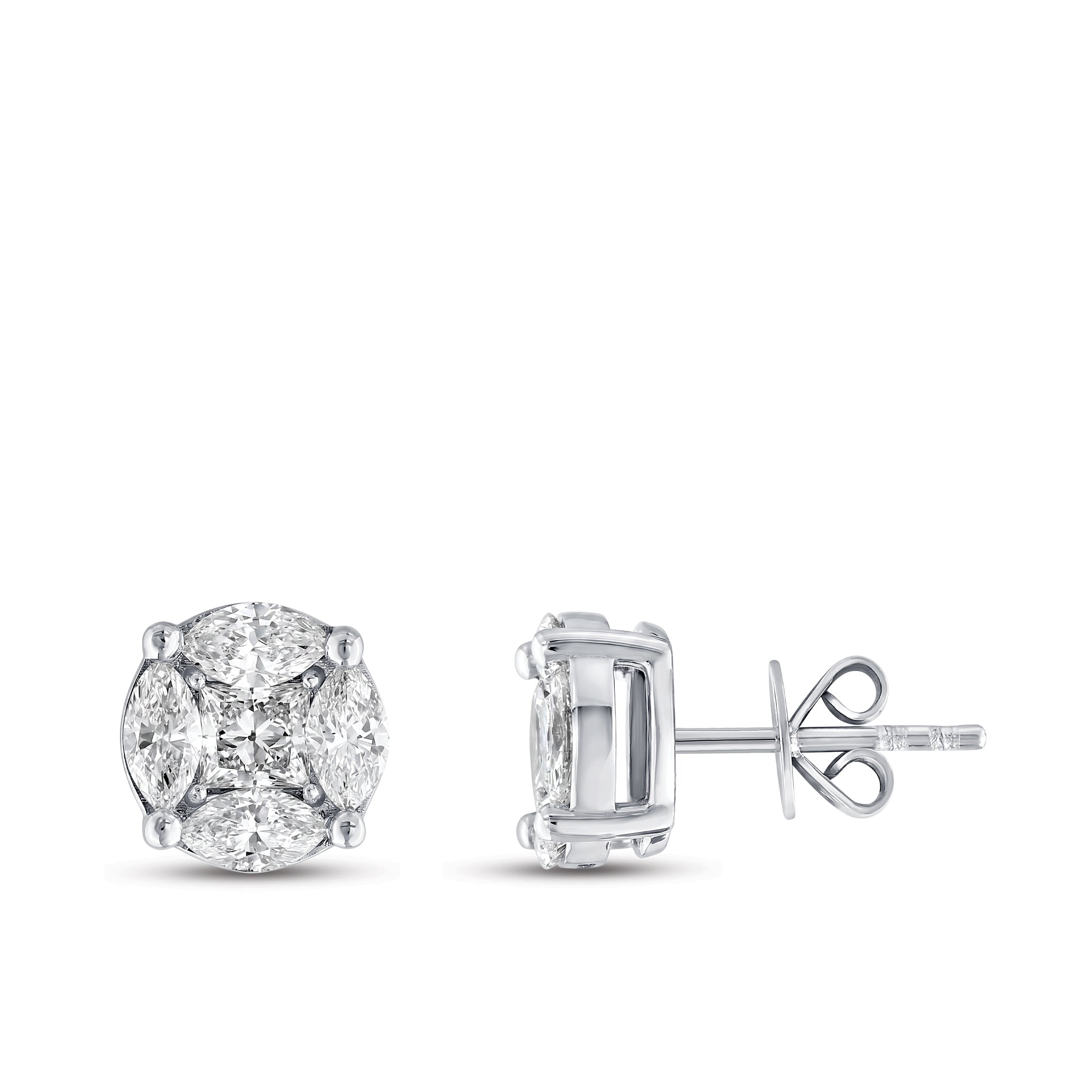Diamond Design Earrings