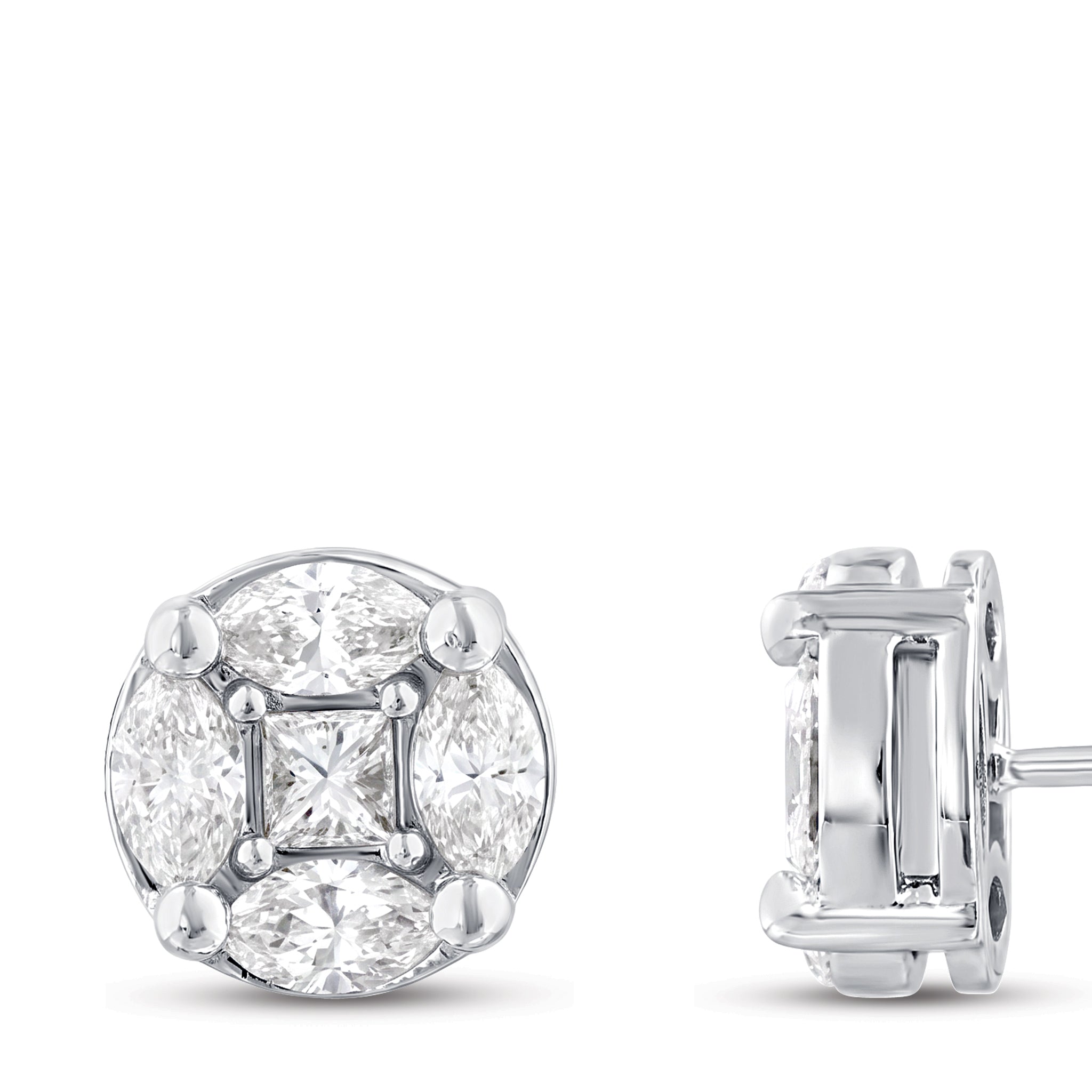 Diamond Design Earrings