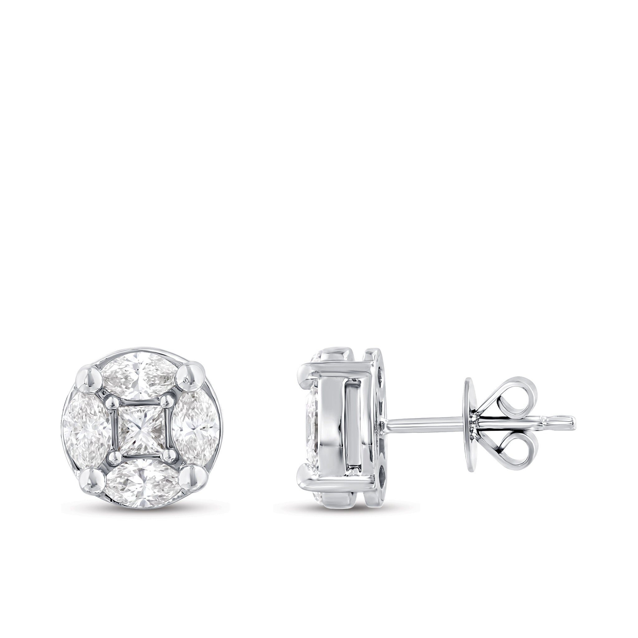 Diamond Design Earrings