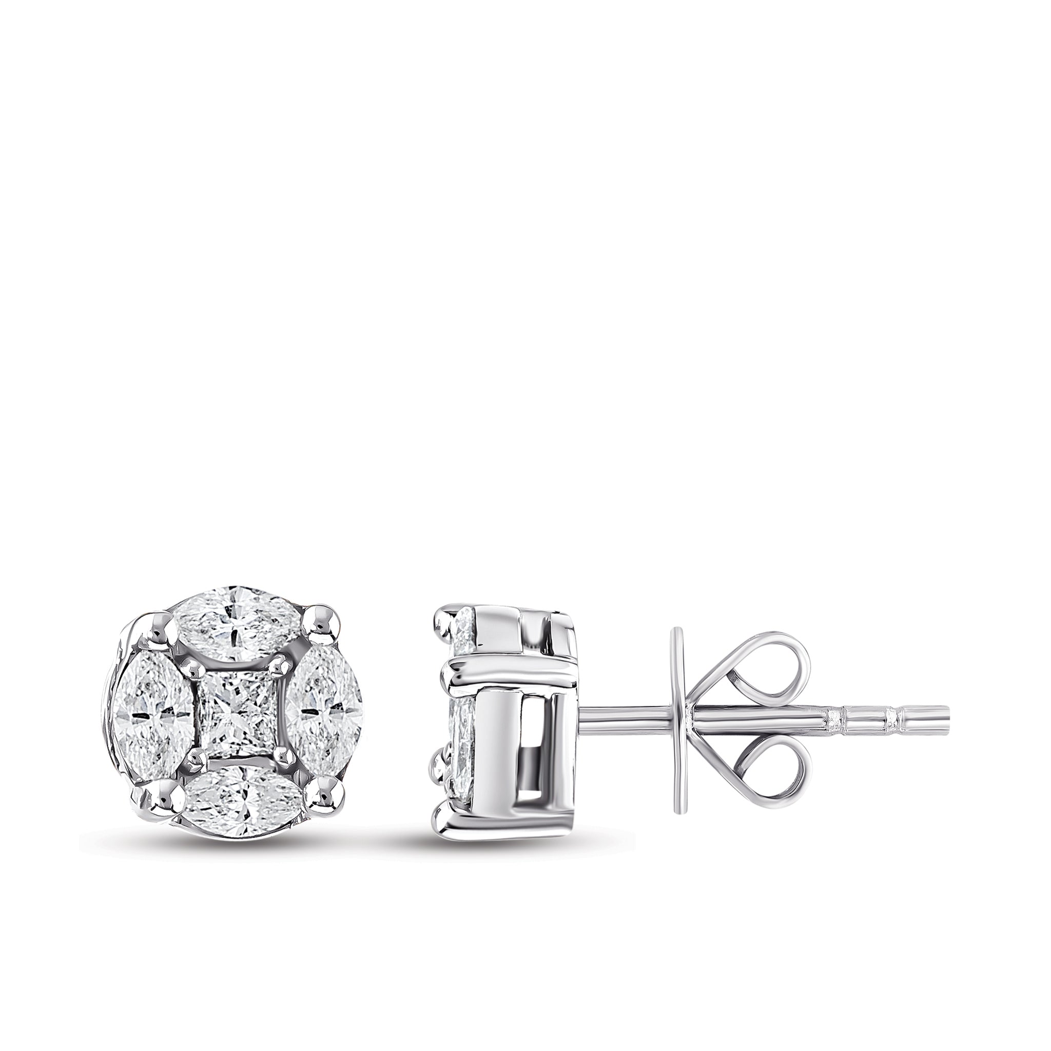 Diamond Design Earrings