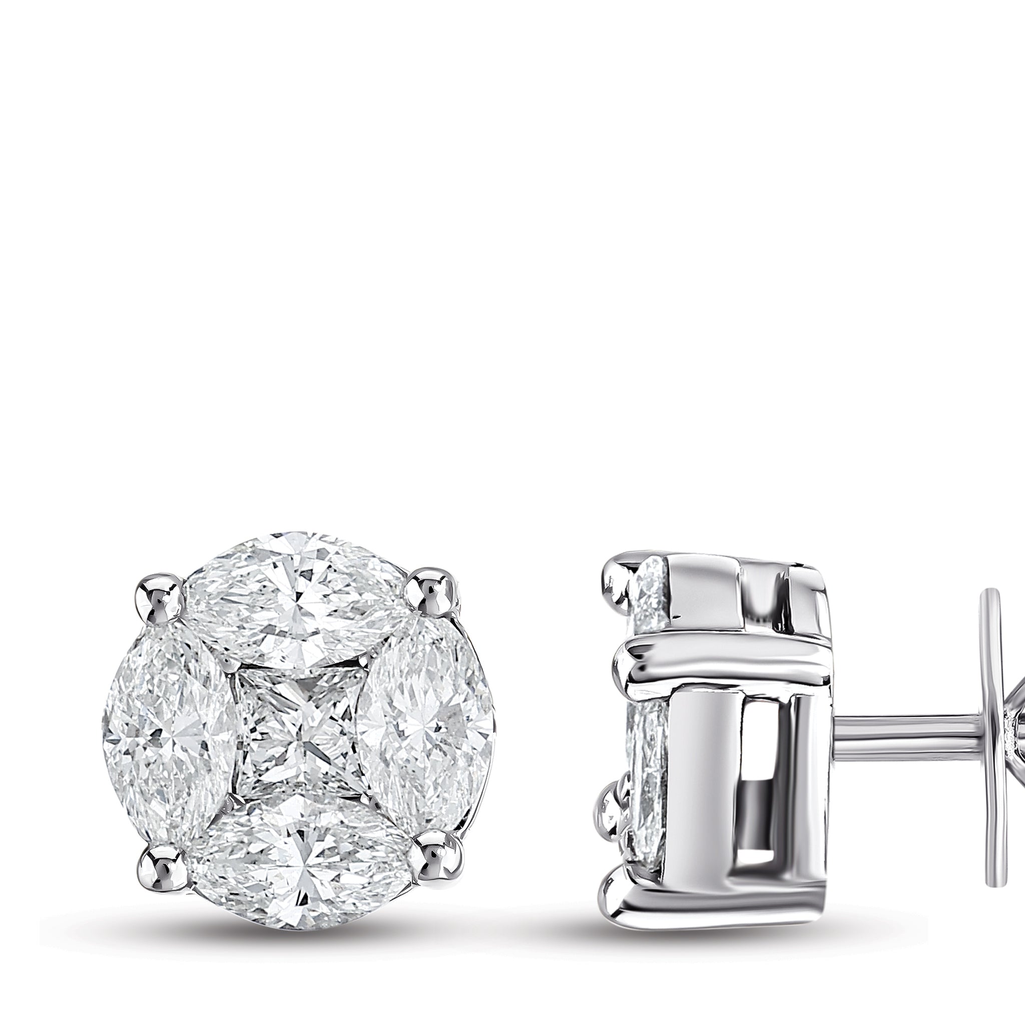 Diamond Design Earrings